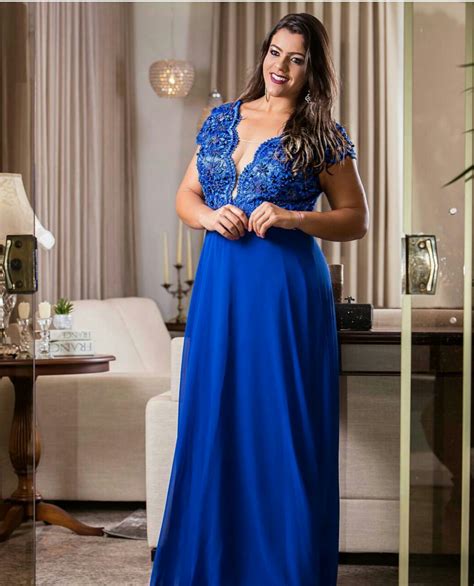 vestido azul marinho plus size madrinha|Vestido de festa plus size .